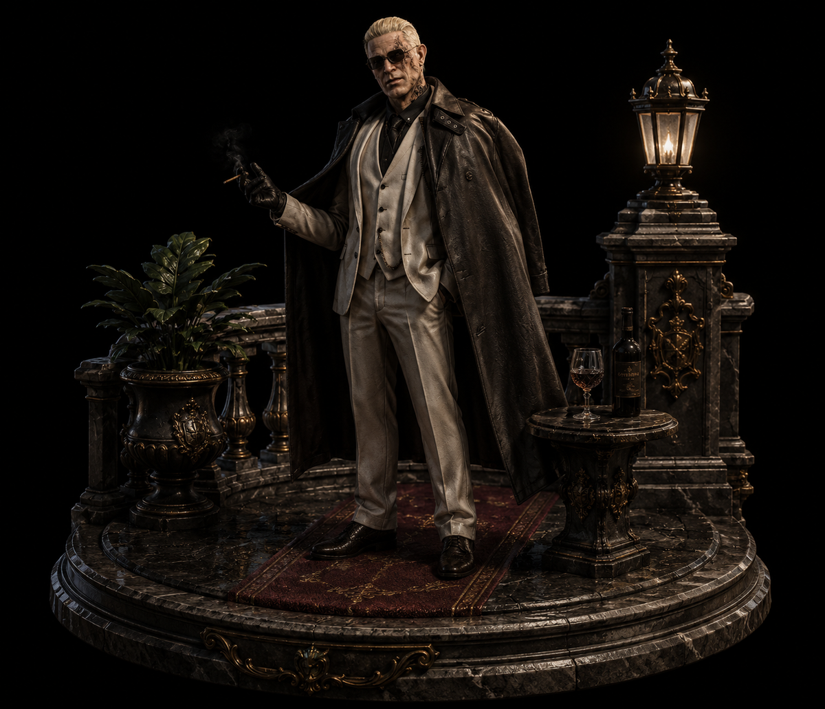 Xeno 3D Hand Painted Diorama – Resident Evil Inspired