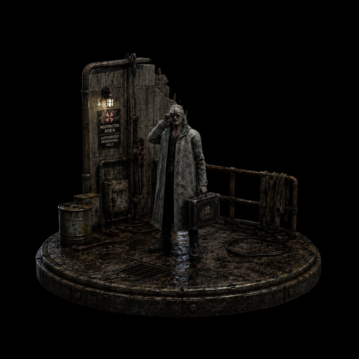 Dr. Gideon 3D Hand-Painted Figurine – Resident Evil Inspired