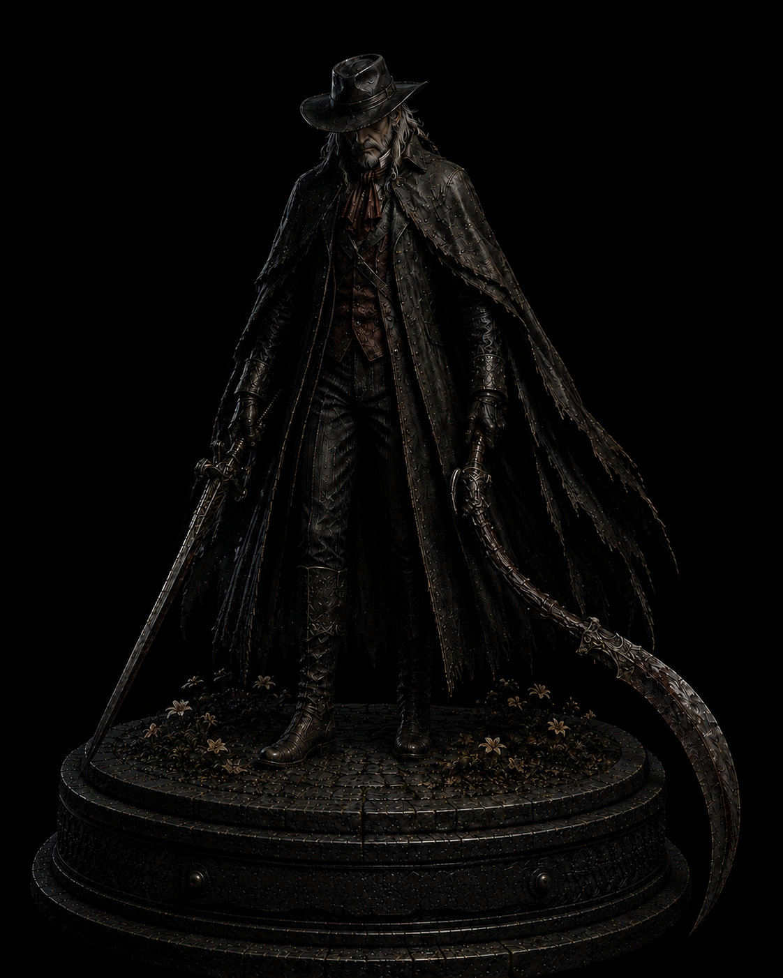 Gehrman the First Hunter 3D Hand Painted Figurine – Bloodborne Inspired