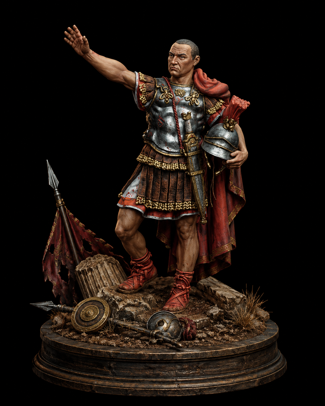 Scipio Africanus 3D Hand Painted Figurine | Roman General | Ancient Rome Historical Statue