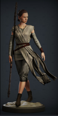 Rey 3D Hand Painted Scavenger Warrior Figurine – 20 cm