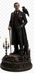 Vincent Price Inspired 3D Hand Painted Figurine | Gothic Horror Collector Statue
