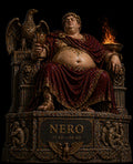 Nero 3D Hand Painted Figurine | Roman Emperor | Ancient Rome Imperial Throne Statue