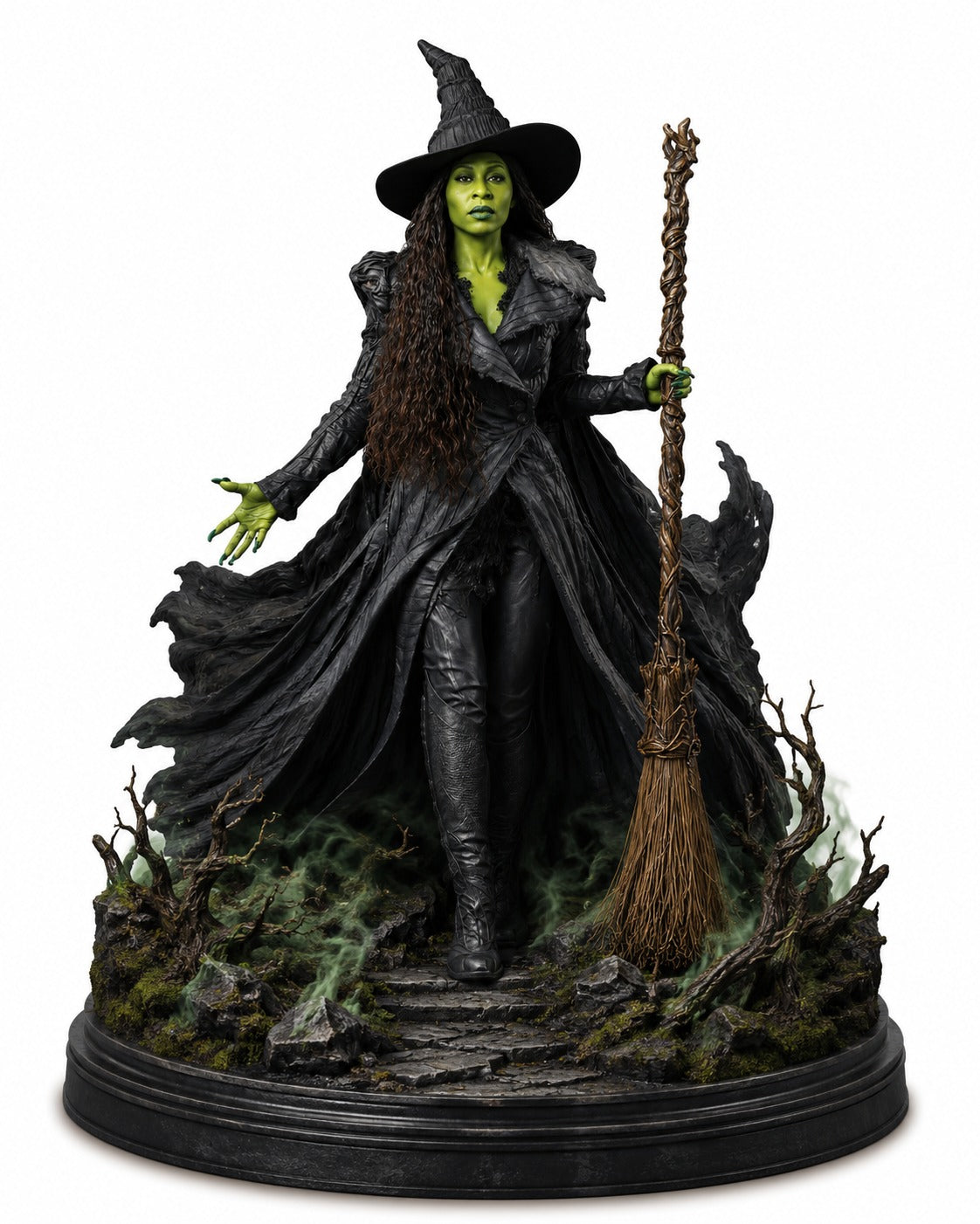 Elphaba 3D Hand Painted Wicked Witch Diorama – 20 cm