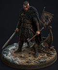Sigurd 3D Hand Painted Figurine | Viking Warrior | Norse Historical Statue