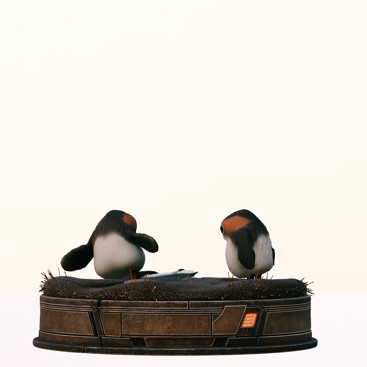 The Porgs 3D Hand Painted Figurine – Star Wars Inspired – 20 cm
