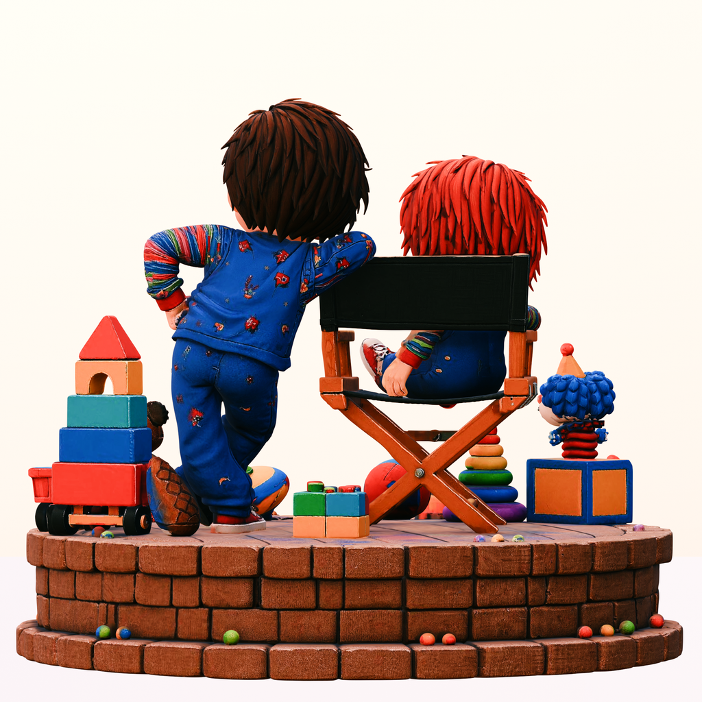 Chucky & Andy 3D Hand Painted Child’s Play Diorama – 20 cm