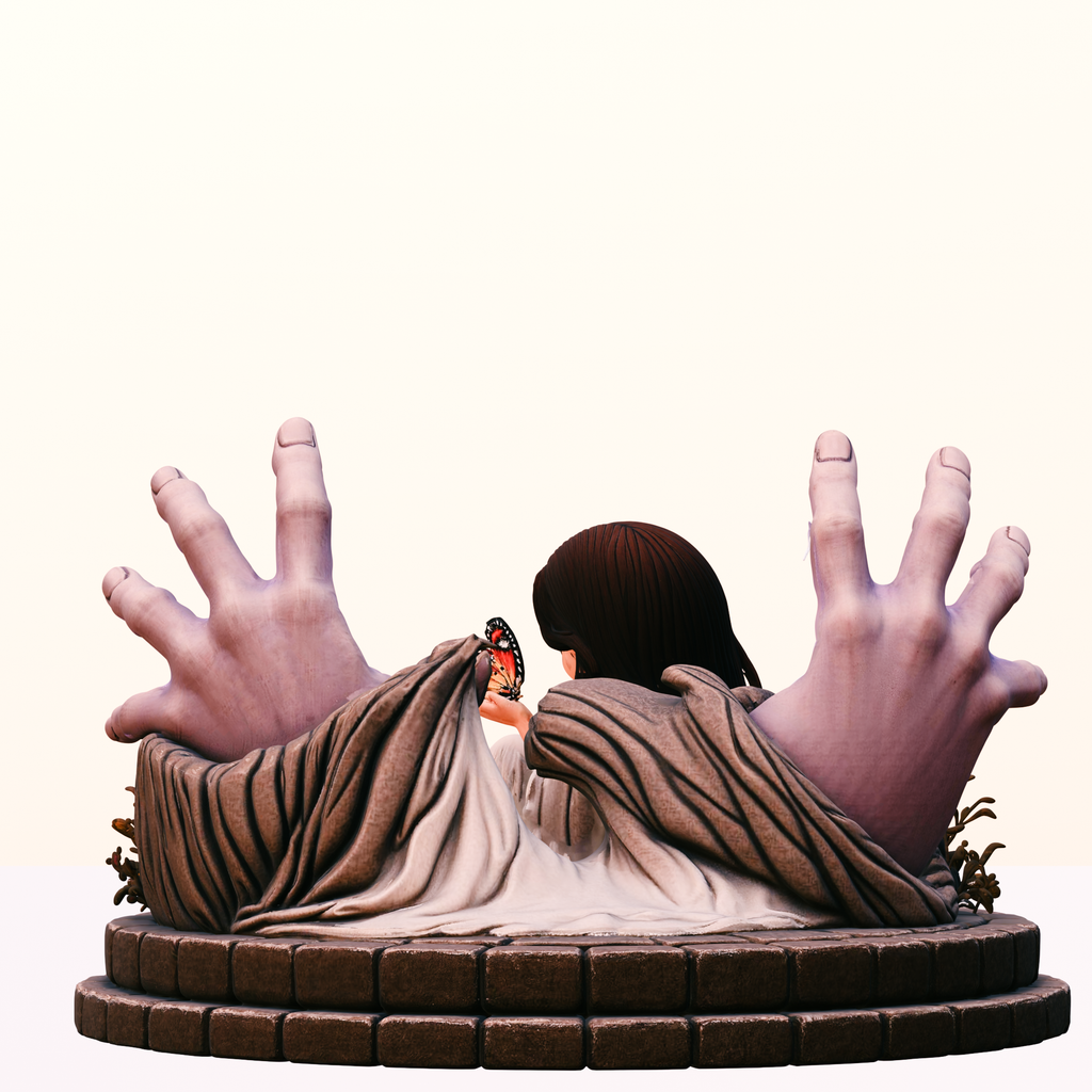 Jennifer Corvino 3D Hand-Painted Phenomena Diorama – 20 cm