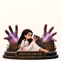 Jennifer Corvino 3D Hand-Painted Phenomena Diorama – 20 cm