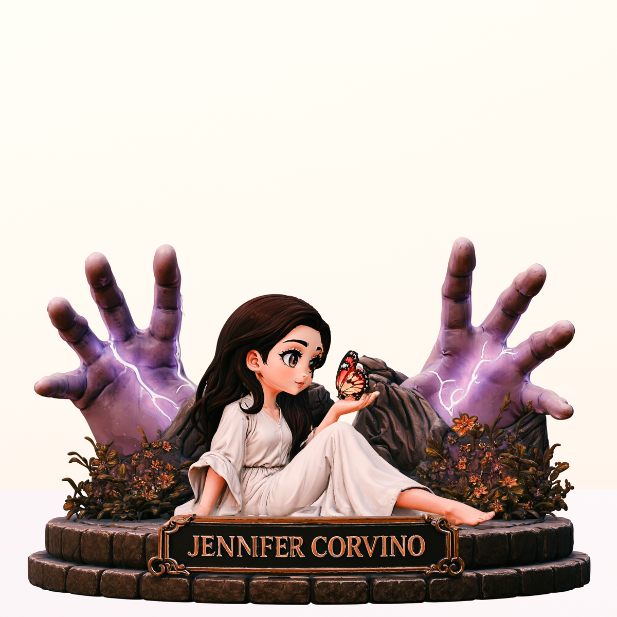 Jennifer Corvino 3D Hand-Painted Phenomena Diorama – 20 cm