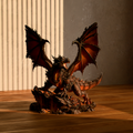 Deathwing 3D Hand Painted Dragon Figurine – World of Warcraft Inspired – 20 cm