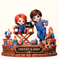 Chucky & Andy 3D Hand Painted Child’s Play Diorama – 20 cm
