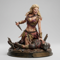 Saxa 3D Hand Painted Figurine | Spartacus Warrior | Gladiator Rebel Statue