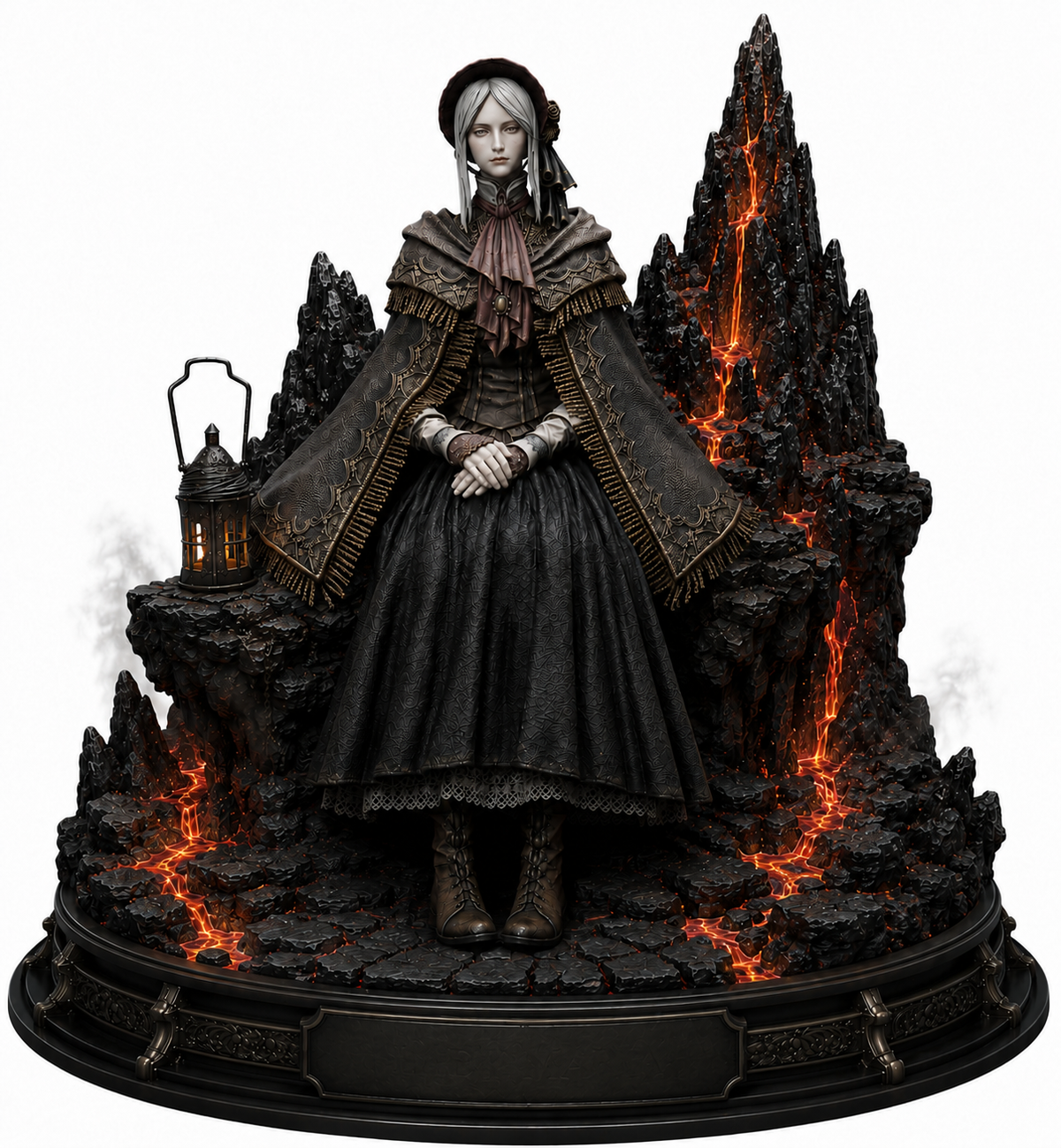 Lady Maria 3D Hand Painted Figurine – Standing or Sitting Throne Model – Bloodborne Inspired