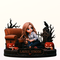 Laurie Strode 3D Hand-Painted Halloween Diorama – 20 cm