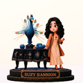 Suzy Bannion 3D Hand-Painted Figurine | Suspiria Inspired Horror Diorama